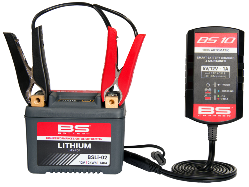 BS BATTERY BS10 Chargeur de batterie lithium