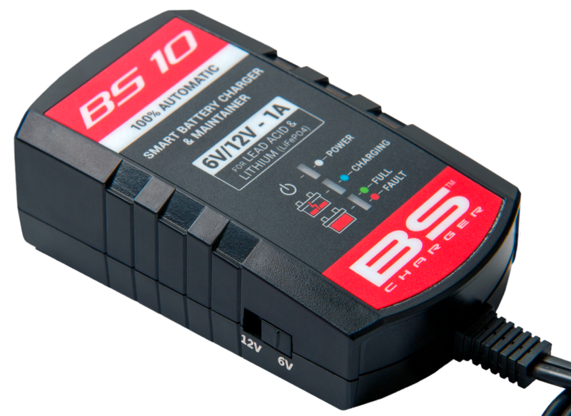BS BATTERY BS10 Chargeur de batterie 6V et 12V