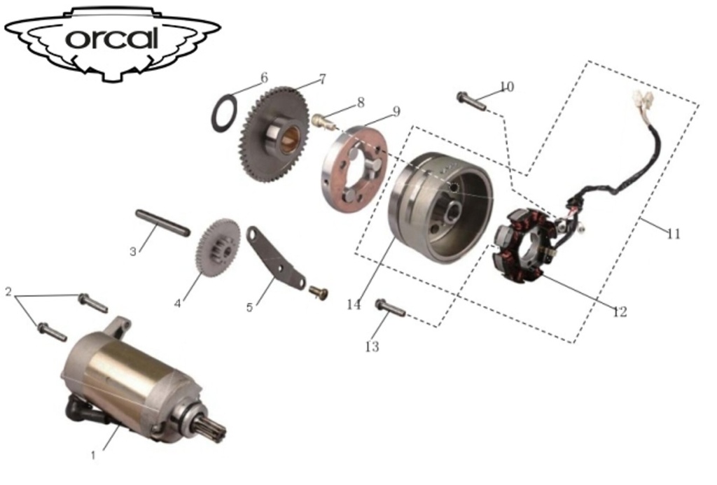 11 Ensemble rotor-stator Orcal