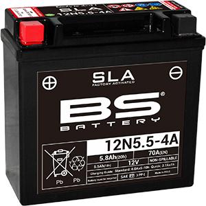 Batería BS 12N5.5-4A SLA sin mantenimiento activada en fábrica