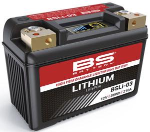 BS-Batterie BSLI-03 Lithiumbatterie
