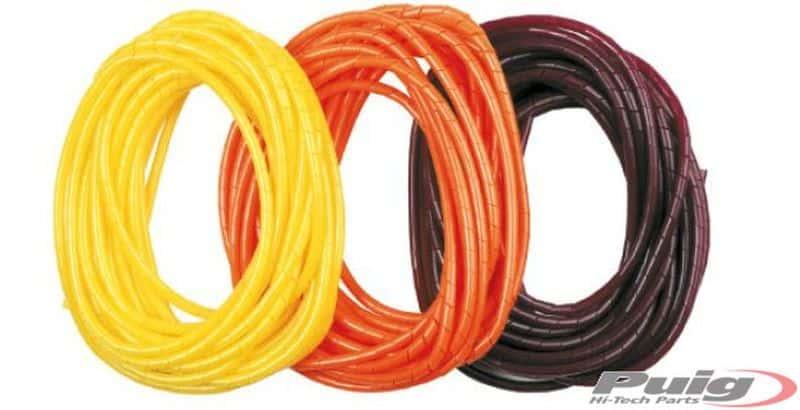 Orange sheath for motorbike cable