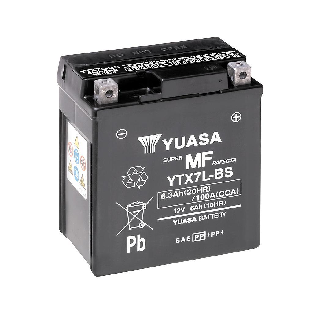 Batería Yuasa YTX7L-BS sin mantenimiento