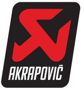 Aufkleber Akrapovic rot / weiß