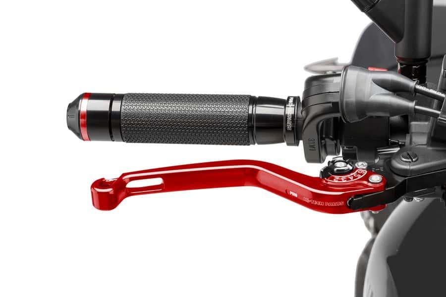 Red front brake lever Puig fixed 2.0