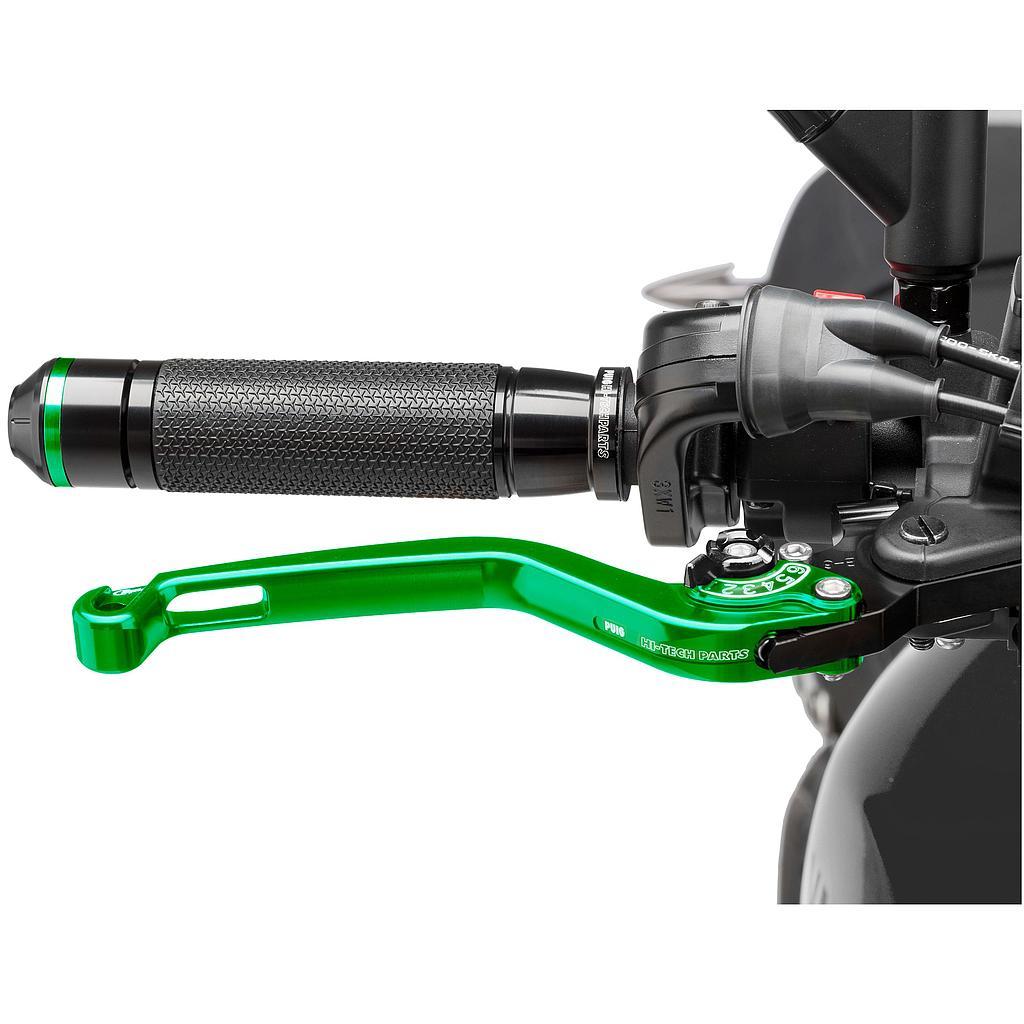 Green front brake lever Puig fixed 2.0